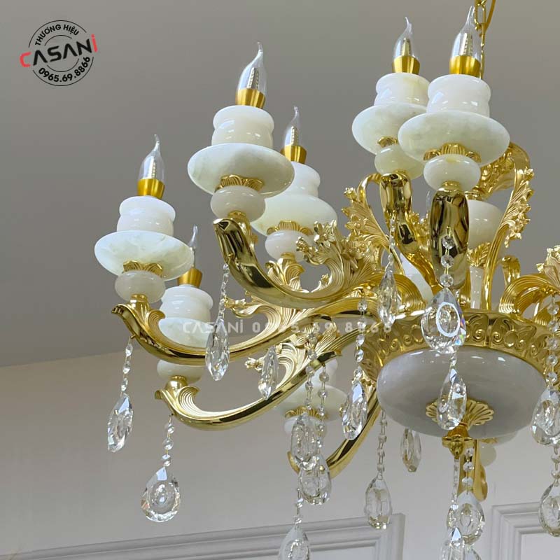 Đèn Chùm Bát Đá Tự Nhiên CCP-6011