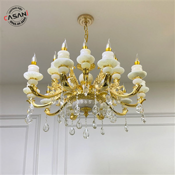 Đèn Chùm Bát Đá Tự Nhiên CCP-6011