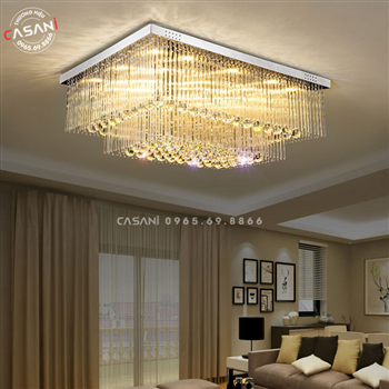 Đèn mâm pha lê áp trần MTK-103V