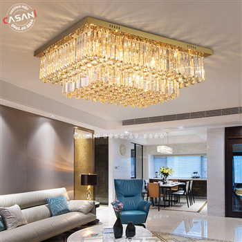 Đèn mâm pha lê áp trần MTK-154V